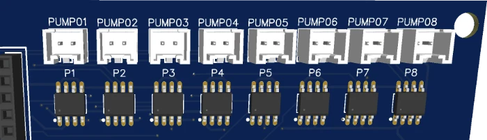 Pcb pumps connectors